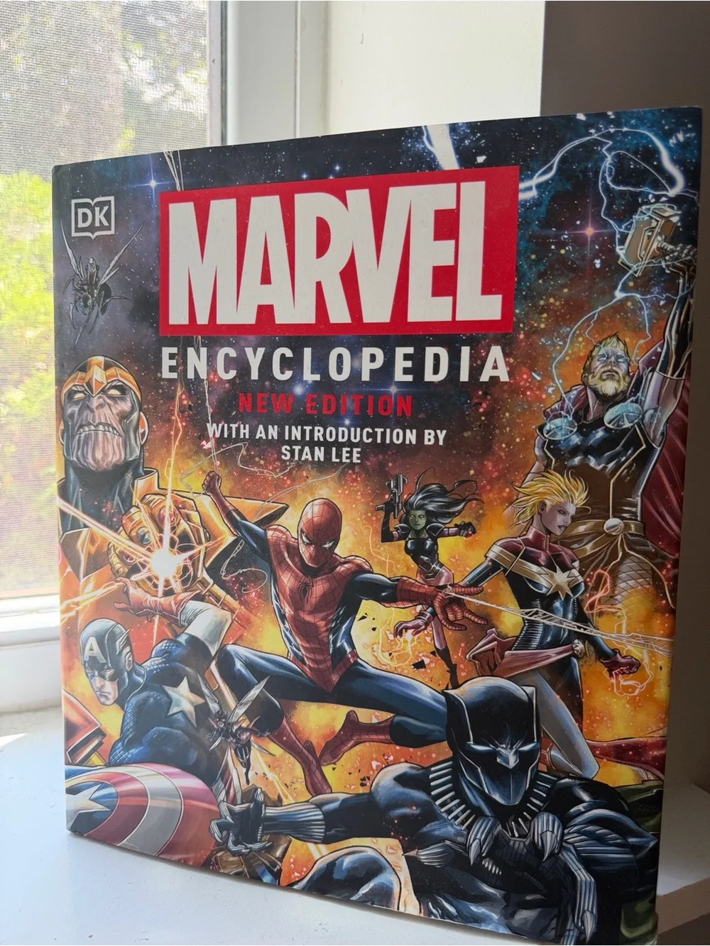 Marvel Encyclopedia - Red, Blue, Black Cover Artwork